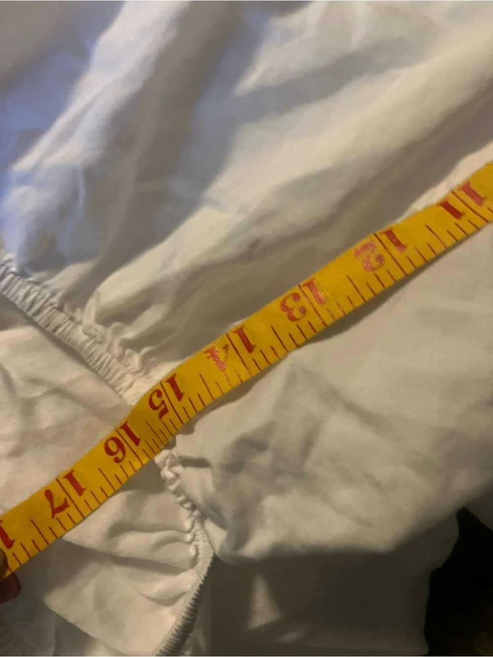 Bellino Fine Linen White Fitted Sheet with Elastic Edge
